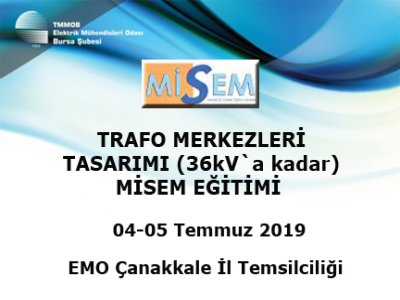 TRAFO MERKEZLERİ TASARIMI (36KV`A KADAR)  MİSEM EĞİTİMİ