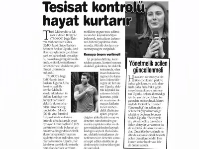 TESİSAT KONTROLÜ HAYAT KURTARIR (HABER EKSPRES)