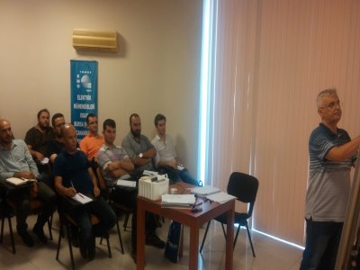YÜKSEK GERİLİM TESİSLERİNDE İŞLETME SORUMLULUĞU MİSEM EĞİTİMİ DÜZENLENDİ