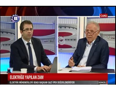 EMO YÖNETİM KURULU BAŞKANI GAZİ İPEK KANAL BYE KONUK OLDU
