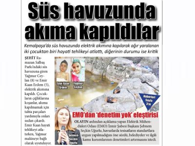 SÜS HAVUZUNDA AKIMA KAPILDILAR (YENİ BAKIŞ)