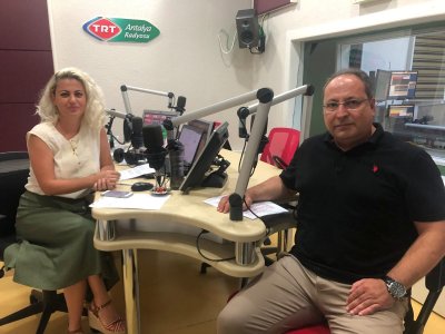 İLHAN METİN TRT ANTALYA RADYOSUNA CANLI YAYIN KONUĞU OLDU