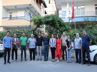 ELEKTRİK MÜHENDİSLERİ ODASI GENEL MERKEZ YÖNETİM KURULU ŞUBEMİZİ ZİYARETTE BULUNDULAR
