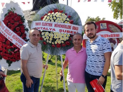 30 AĞUSTOS ZAFER BAYRAMI ÇELENK SUNMA TÖRENİ`NE KATILIM SAĞLADIK!