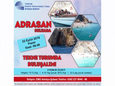 ADRASAN TEKNE TURUNDA BULUŞALIM!