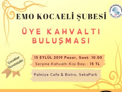 KAHVALTI ETKİNLİĞİNDE BULUŞALIM