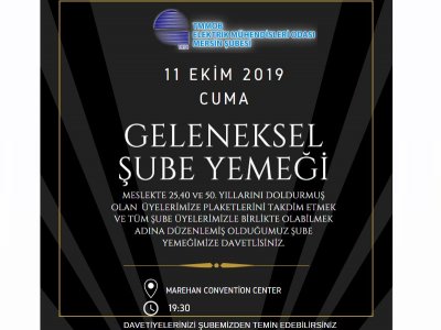 GELENEKSEL ŞUBE YEMEĞİ İÇİN HAZIRLIKLAR BAŞLADI