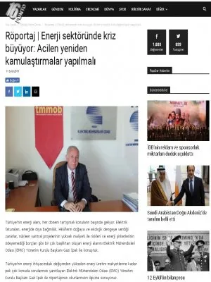 ENERJİ SEKTÖRÜNDE KRİZ BÜYÜYOR: ACİLEN YENİDEN KAMULAŞTIRMALAR YAPILMALI (16PUNTO.COM)