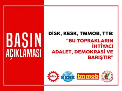 `BU TOPRAKLARIN İHTİYACI ADALET, DEMOKRASİ VE BARIŞTIR`