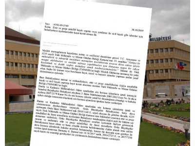 EMO ANKARA ŞUBESİ BELEDİYELERİN ÜYELERİMİZDEN TALEP ETTİĞİ MÜELLİFLİK ÜCRETLERİ HAKKINDA UYARI YAZISI GÖNDERDİ