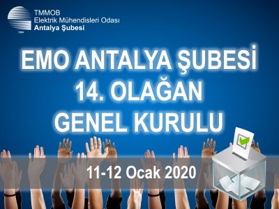 ŞUBEMİZ 14. OLAĞAN GENEL KURULU DUYURUSU