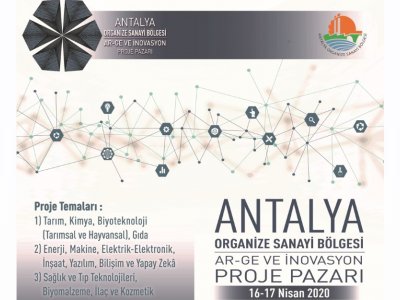 ANTALYA OSB AR-GE VE İNOVASYON PROJE PAZARI ETKİNLİĞİ NİSAN 2020DE GERÇEKLEŞTİRİLECEKTİR!