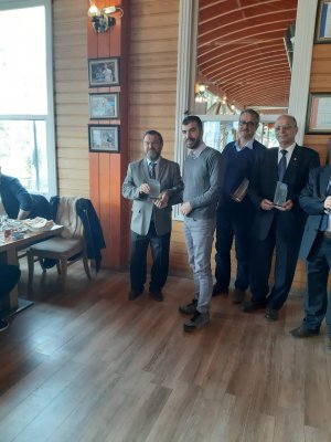 EMO UŞAK TEMSİLCİLİĞİ MESLEKTE 25. YIL VE 40. YIL PLAKET TÖRENİ KAHVALTISI DÜZENLEDİ