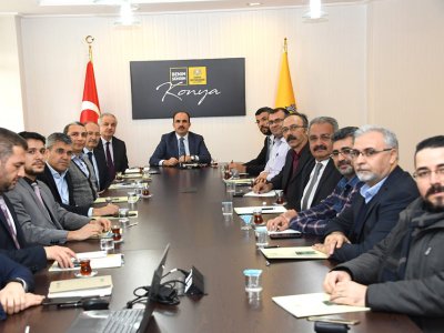 TMMOB KONYA İKK TEMSİLCİLERİ KONYA BELEDİYE BAŞKANI İLE GÖRÜŞTÜLER