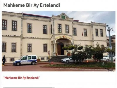 MAHKEME BİR AY ERTELENDİ (HABER57.COM.TR)