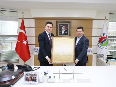YÖNETİM KURULUMUZ KEPEZ BELEDİYESİNİ ZİYARET ETTİ