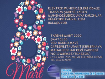 EMO TRABZON ŞUBESİ KADIN ÜYELERİ KAHVALTIDA BULUŞUYOR