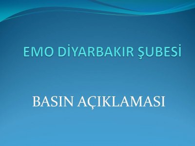 BASIN AÇIKLAMASI...