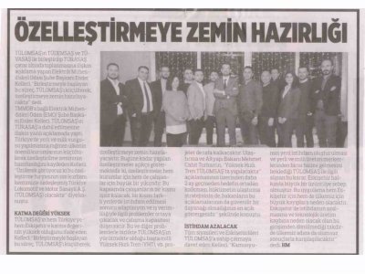 ÖZELLEŞTİRMEYE ZEMİN HAZIRLIĞI (SON HABER - 10.03.2020)