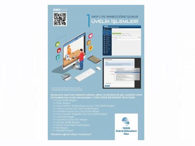 SAĞLIĞINIZ VE GÜVENLİĞİNİZ İÇİN İŞLEMLERİNİZİ HTTP://UYE.EMO.ORG.TR ADRESİNDEN ONLİNE OLARAK YAPABİLİRSİNİZ.
