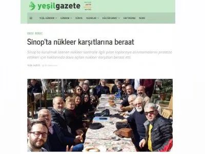 SİNOPTA NÜKLEER KARŞITLARINA BERAAT (YESİLGAZETE.ORG)