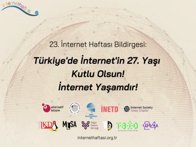 TÜRKİYEDE İNTERNETİN 27. YAŞI KUTLU OLSUN!