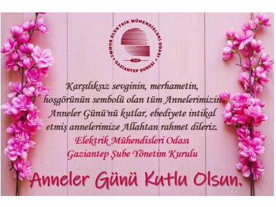 ANNELER GÜNÜ KUTLU OLSUN