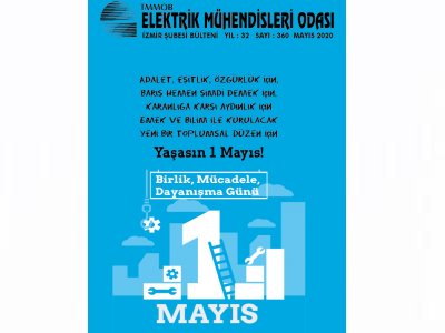 EMO İZMİR ŞUBESİ MAYIS 2020 BÜLTENİ YAYIMLANDI