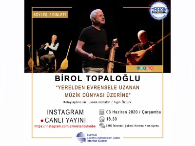 BİROL TOPALOĞLU İLE SÖYLEŞİ VE MÜZİK DİNLETİSİ