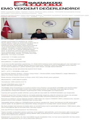 ŞUBE BAŞKANIMIZIN YEKDEM DESTEKLERİNE İLİŞKİN BASIN AÇIKLAMASI
