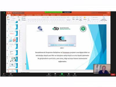 ULUSAL AR-GE HİBE DESTEKLERİ WEB SEMİNERİ DÜZENLENDİ!