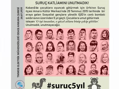 SURUÇ KATLİAMINI UNUTMADIK!