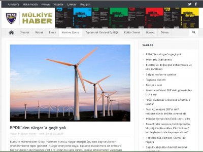 EPDK`DEN RÜZGAR`A GEÇİT YOK (MULKİYEHABER.NET)