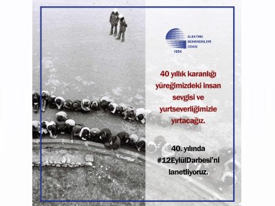12 EYLÜL FAŞİZMİNE KARŞI DEMOKRASİ MÜCADELEMİZ SÜRÜYOR