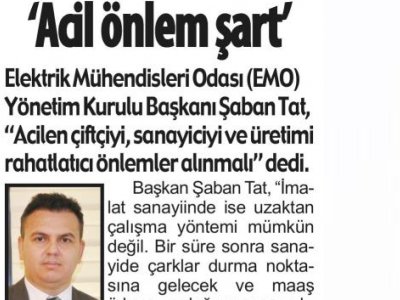 ACİL ÖNLEM ŞART (HİLAL-25.09.2020)