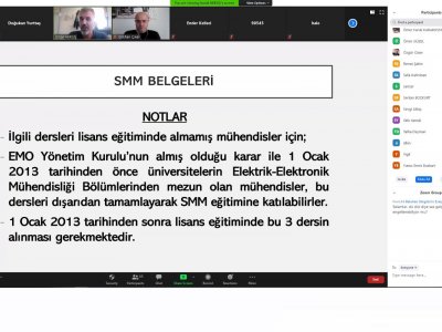 ESKİŞEHİR OSMANGAZİ ÜNİVERSİTESİ 4. SINIF ÖĞRENCİLERİNE SERBEST MÜŞAVİR MÜHENDİSLİK HAKKINDA BİLGİLENDİRME YAPILDI.