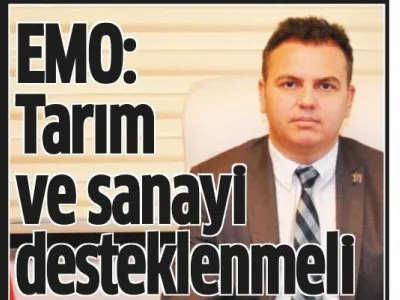 EMO: TARIM VE SANAYİ DESTEKLENMELİ (AKDENİZ MANŞET-24.09.2020)