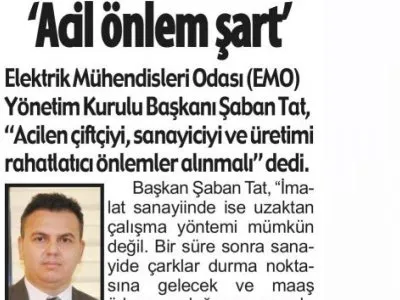 ACİL ÖNLEM ŞART (HİLAL-25.09.2020)
