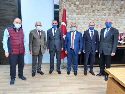 EMO ANKARA ŞUBESİ YÖNETİM KURULU ÜYELERİ AFYONKARAHİSARDA BİR DİZİ ZİYARET GERÇEKLEŞTİRDİ