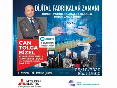 WEBINAR:``DİJİTAL FABRİKALAR ZAMANI&ROBOTLARIN RUHU``