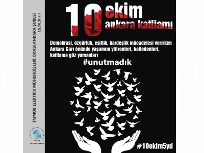 10 EKİM ANKARA KATLİAMINI #UNUTMADIK