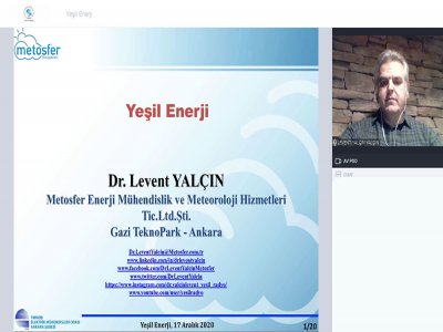 YEŞİL ENERJİ BAŞLIKLI WEBINAR DÜZENLENDİ