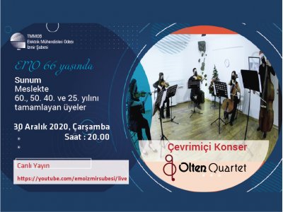 ODA KURULUŞ YIL DÖNÜMÜ ETKİNLİĞİ - OLTEN QUARTET KONSERİ - <B>VİDEO KAYDI</B>