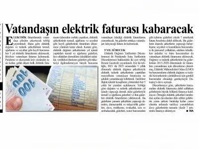 VATANDAŞIN ELEKTRİK FATURASI KABARACAK (GAZİPAŞA SAHİL)