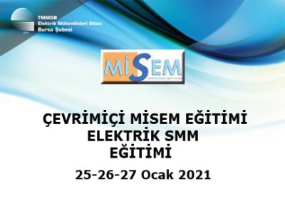 ÇEVRİMİÇİ MİSEM EĞİTİMİ: ELEKTRİK SMM EĞİTİMİ
