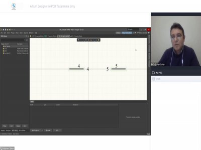 ALTIUM DESINGER İLE PCB TASARIMINA GİRİŞ BAŞLIKLI WEBINAR DÜZENLENDİ
