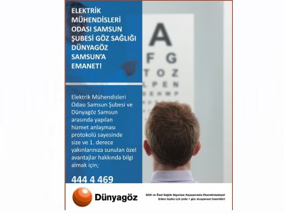 DÜNYAGÖZ SAMSUN HASTANESİ İLE ŞUBEMİZ ARASINDA PROTOKOL YAPILDI