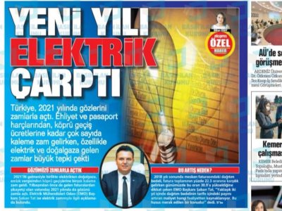 YENİ YILI ELEKTRİK ÇARPTI (ANTALYA EKSPRES-05.01.2021)