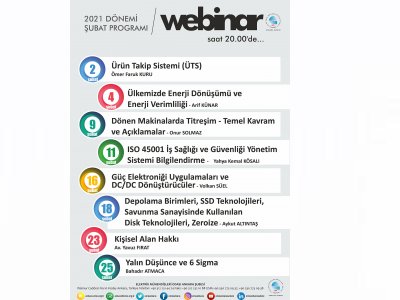GÜÇ ELEKTRONİĞİ UYGULAMALARI VE DC/DC DÖNÜŞTÜRÜCÜLER WEBİNARI DÜZENLENECEK