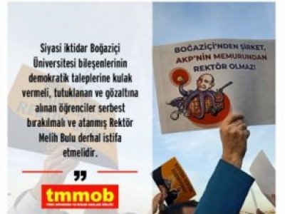 MELİH BULU BOĞAZİÇİNE REKTÖR OLAMAZ!